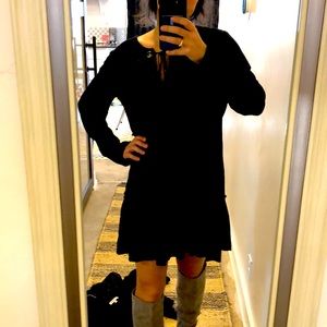 BCBG black long sleeve dress